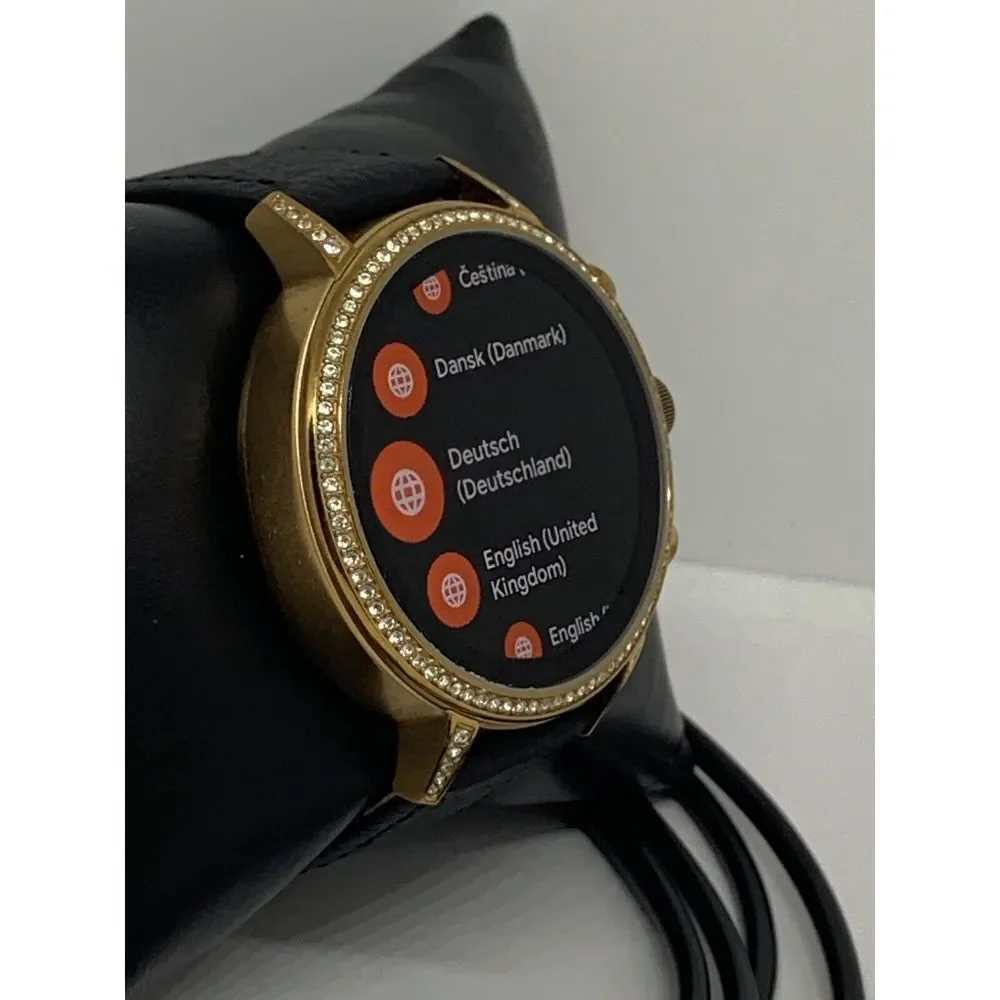 Fossil Gen 4 Authentic Digital Dial Smart Watch Custom Band FTW6011 QT503